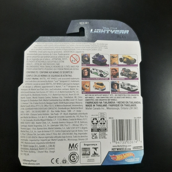 2022 Izzy Lightyear Hot Wheels Disney Pixar Lightyear Character Cars Collection - Picture 9 of 9